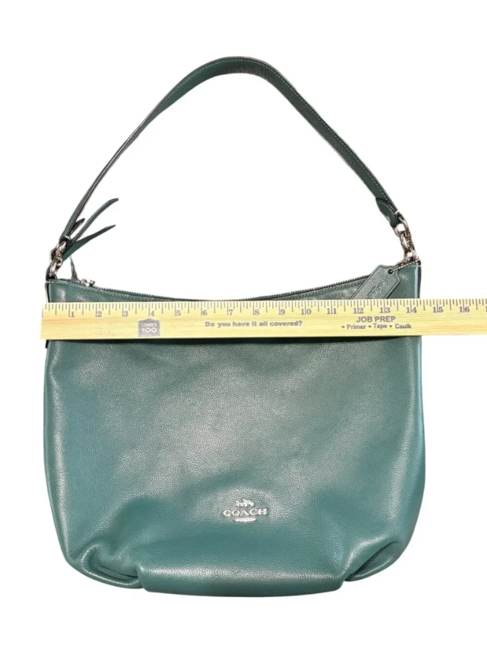 Coach Small Skylar Hobo Pebbled Leather Shoulder Bag Dark Turquoise